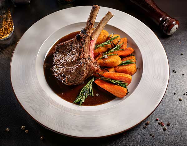 Ontario rack of lamb